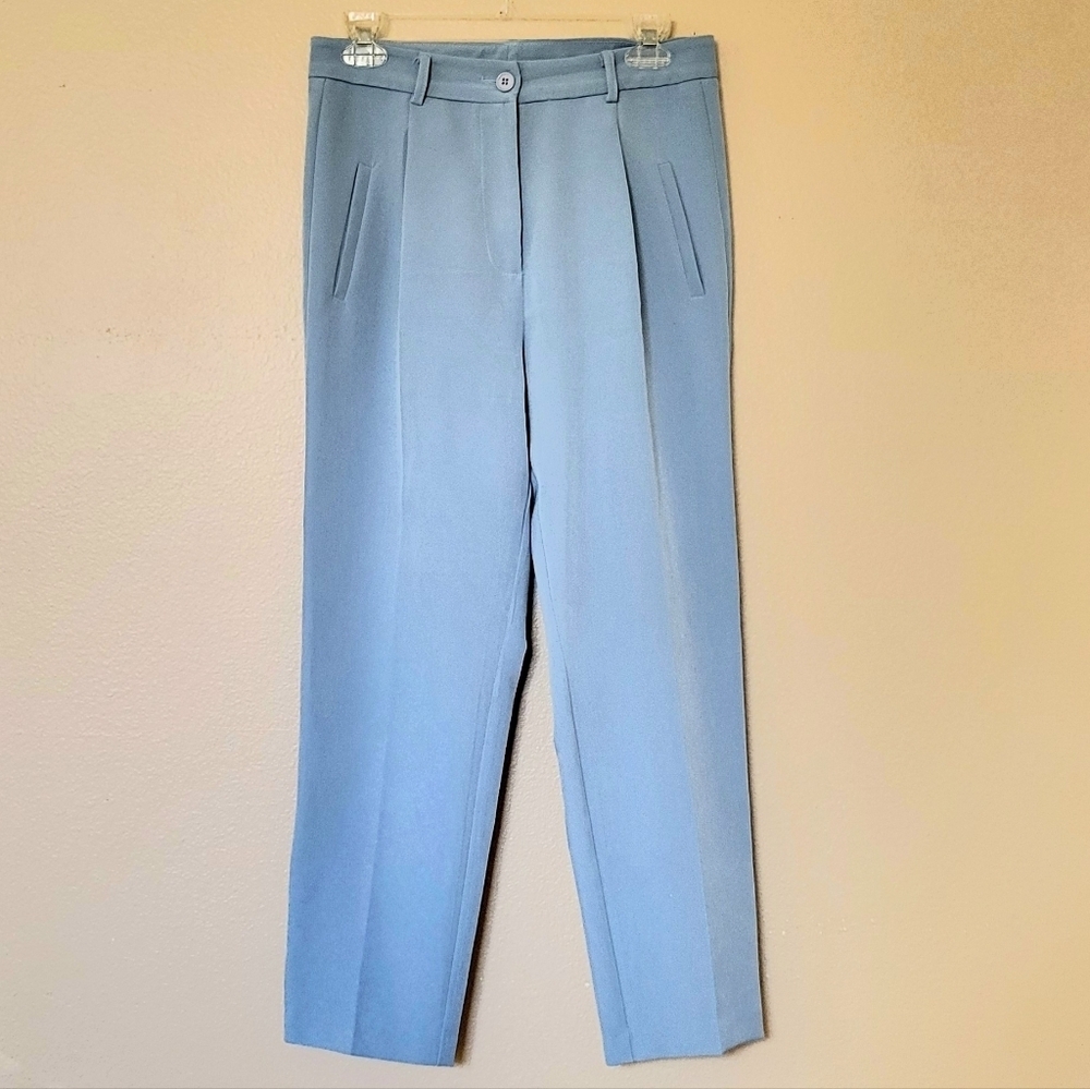 Vicolo Womens Blue Trouser Pants Work Office Career Formal - Size Medium
